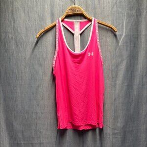 Under Armour Pink Tank Top Youth - large